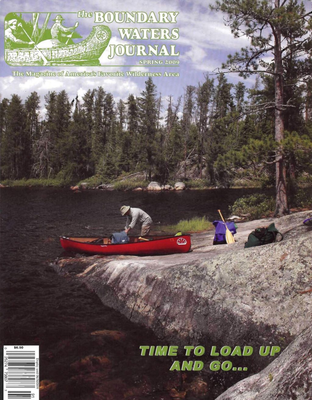 Boundary Waters Journal Cover Spring 2009
